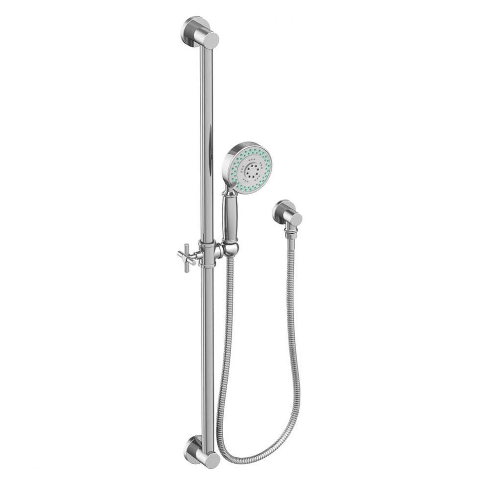 Slide Bar with Multifunction Hand Shower Set