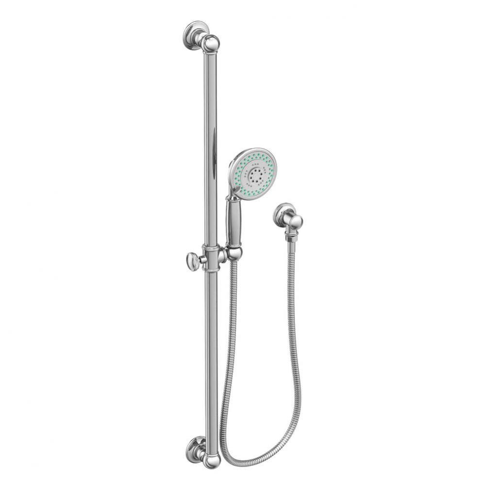 Slide Bar with Single Function Hand Shower Set