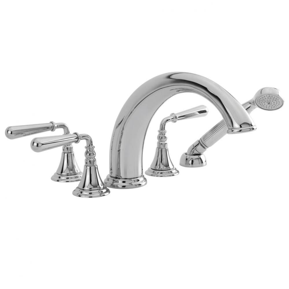 Bevelle Roman Tub Faucet with Hand Shower