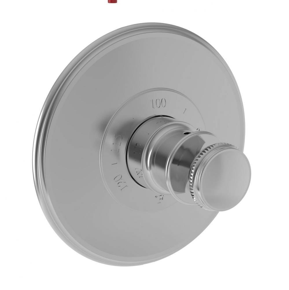 Ithaca 3/4'' Round Thermostatic Trim Plate with Handle
