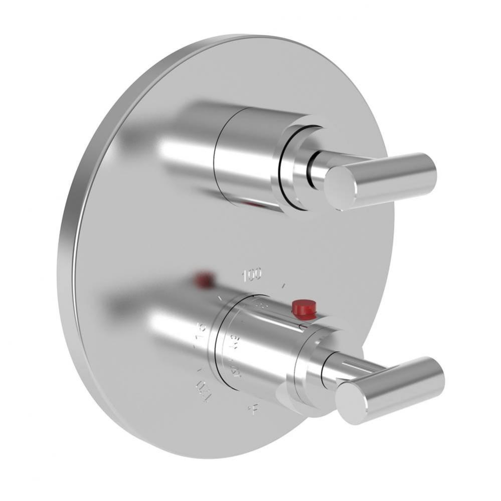 1/2'' Round Thermostatic Trim Plate with Handle