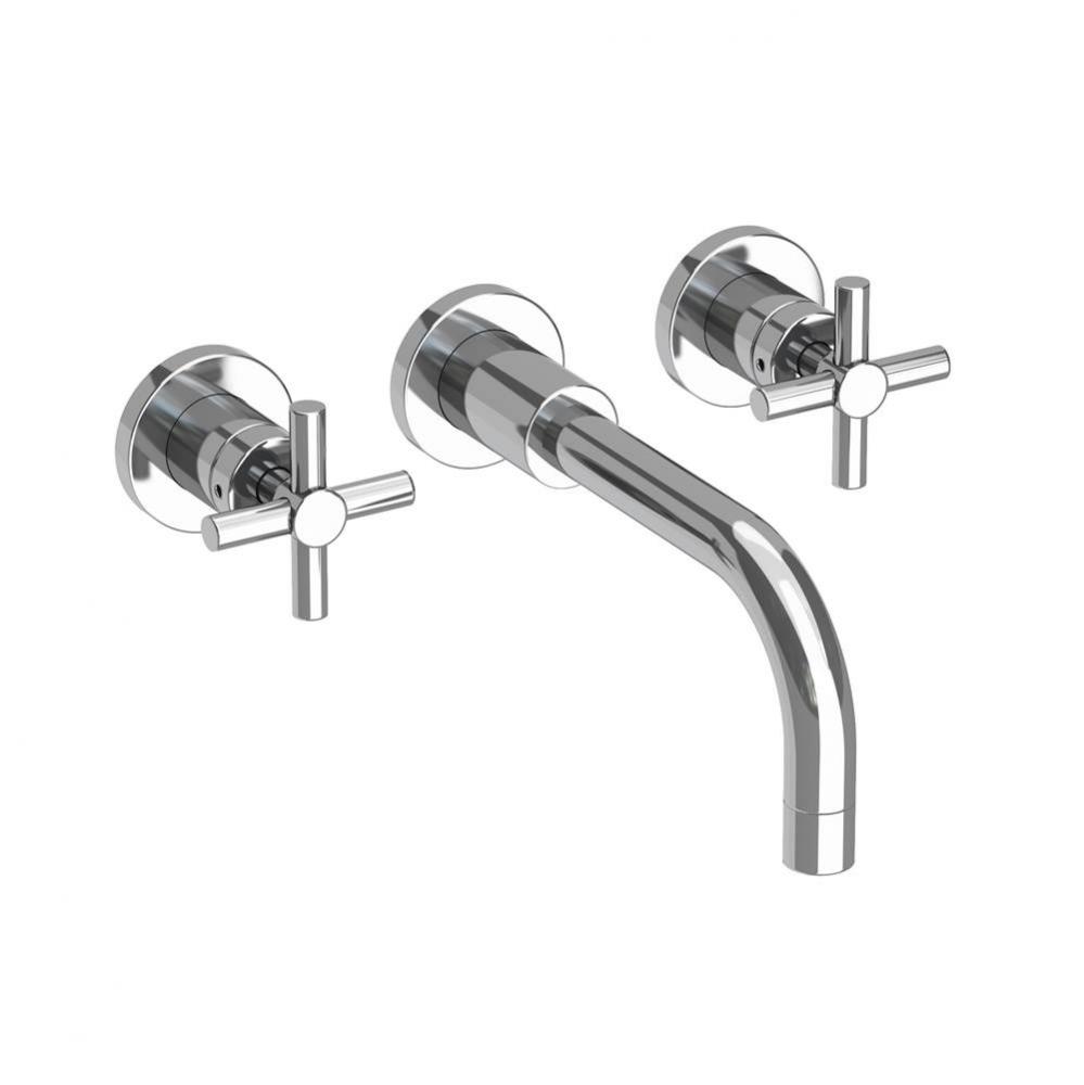 East Linear Wall Mount Lavatory Faucet