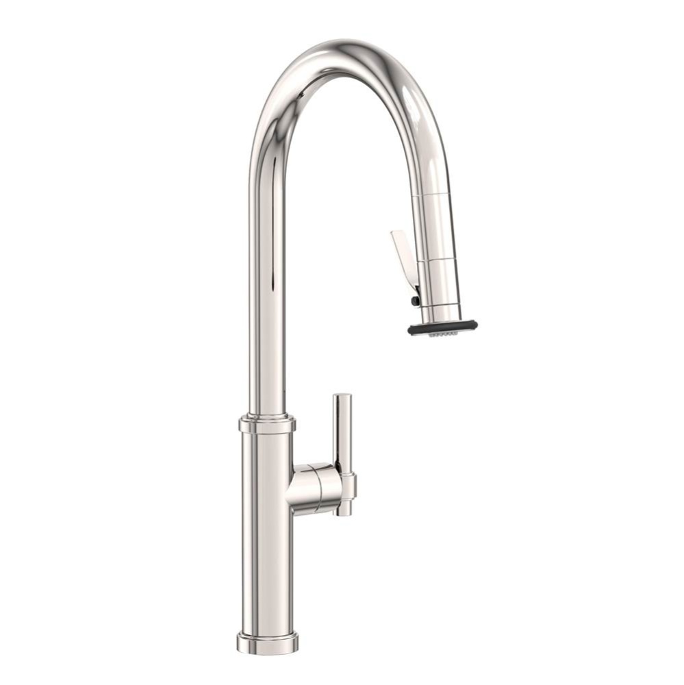 Seager Pull-Down Kitchen Faucet - Trigger Spray Polished Nickel