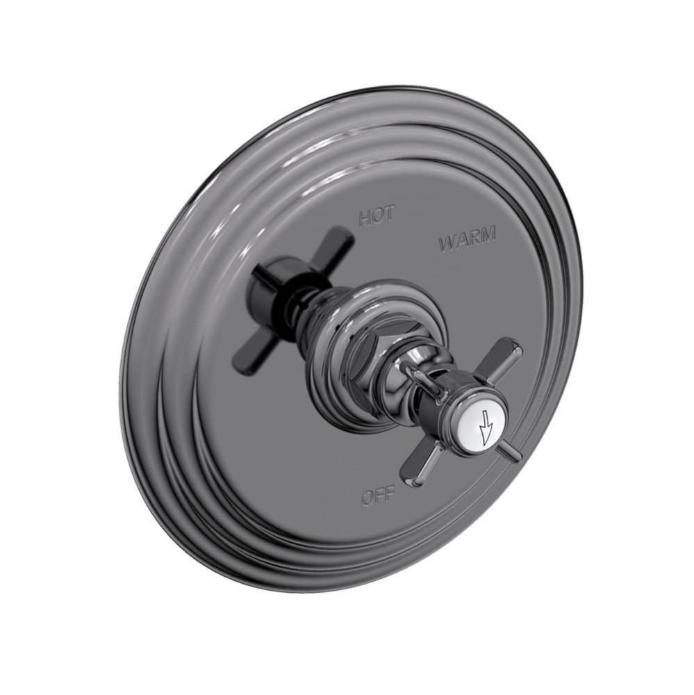 Fairfield Balanced Pressure Shower Trim Plate with Handle. Less showerhead, arm and flange.