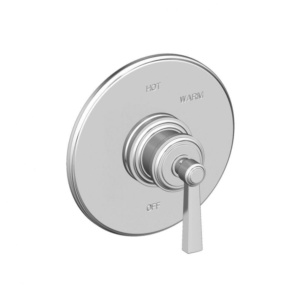 Miro Balanced Pressure Shower Trim Plate with Handle. Less showerhead, arm and flange.