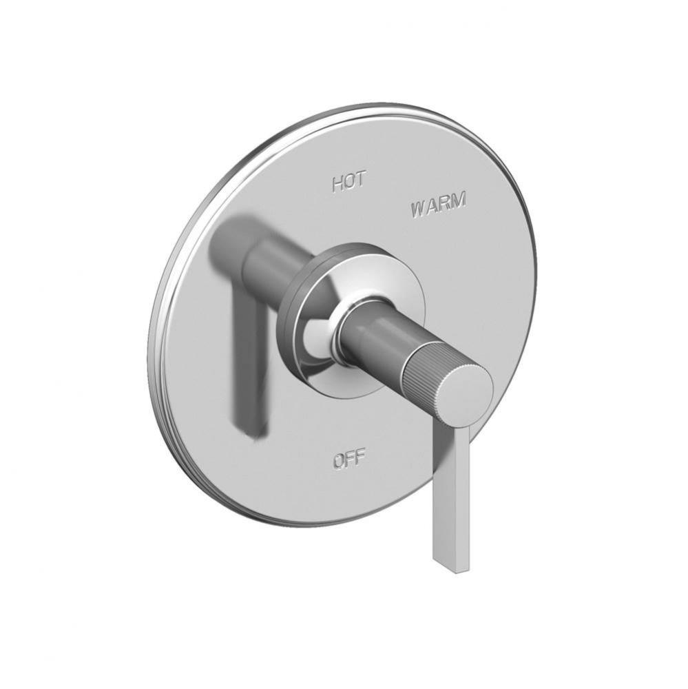 Pardees Balanced Pressure Shower Trim Plate with Handle. Less showerhead, arm and flange.