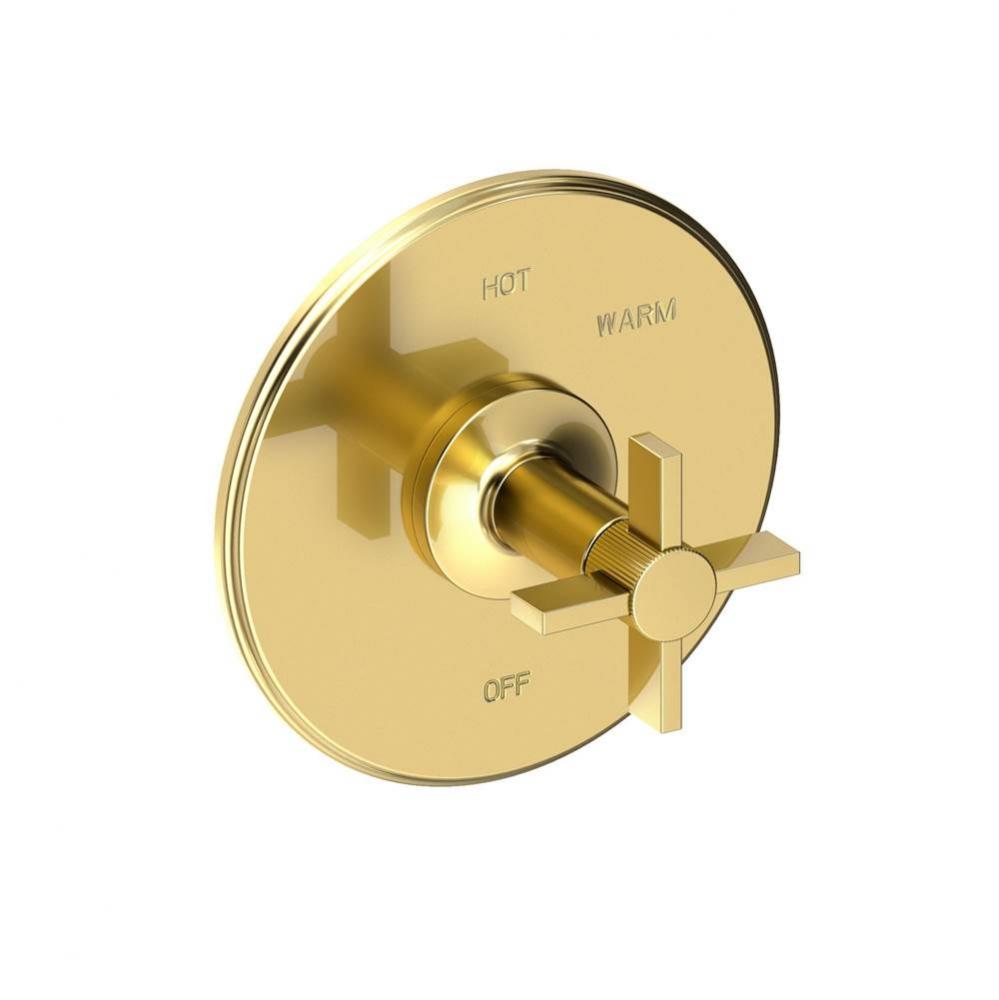 Balanced Pressure Shower Trim Plate with Handle. Less showerhead, arm and flange.