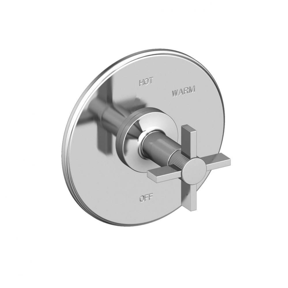 Pardees Balanced Pressure Shower Trim Plate with Handle. Less showerhead, arm and flange.