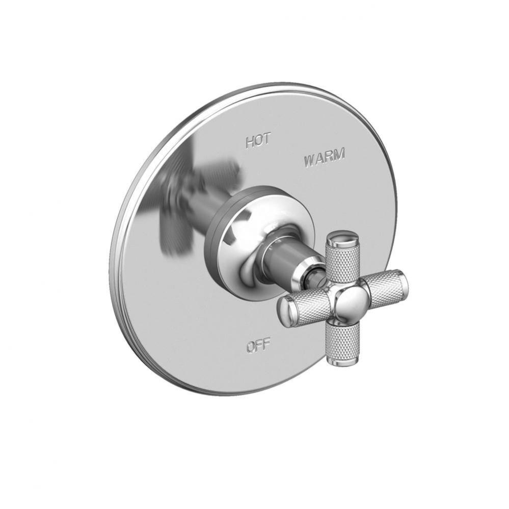 Clemens Balanced Pressure Shower Trim Plate with Handle. Less showerhead, arm and flange.