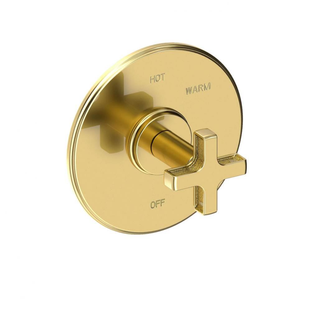 Balanced Pressure Shower Trim Plate with Handle. Less showerhead, arm and flange.