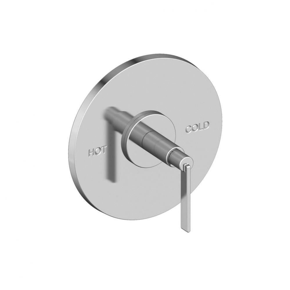 Tolmin Balanced Pressure Shower Trim Plate with Handle. Less showerhead, arm and flange.