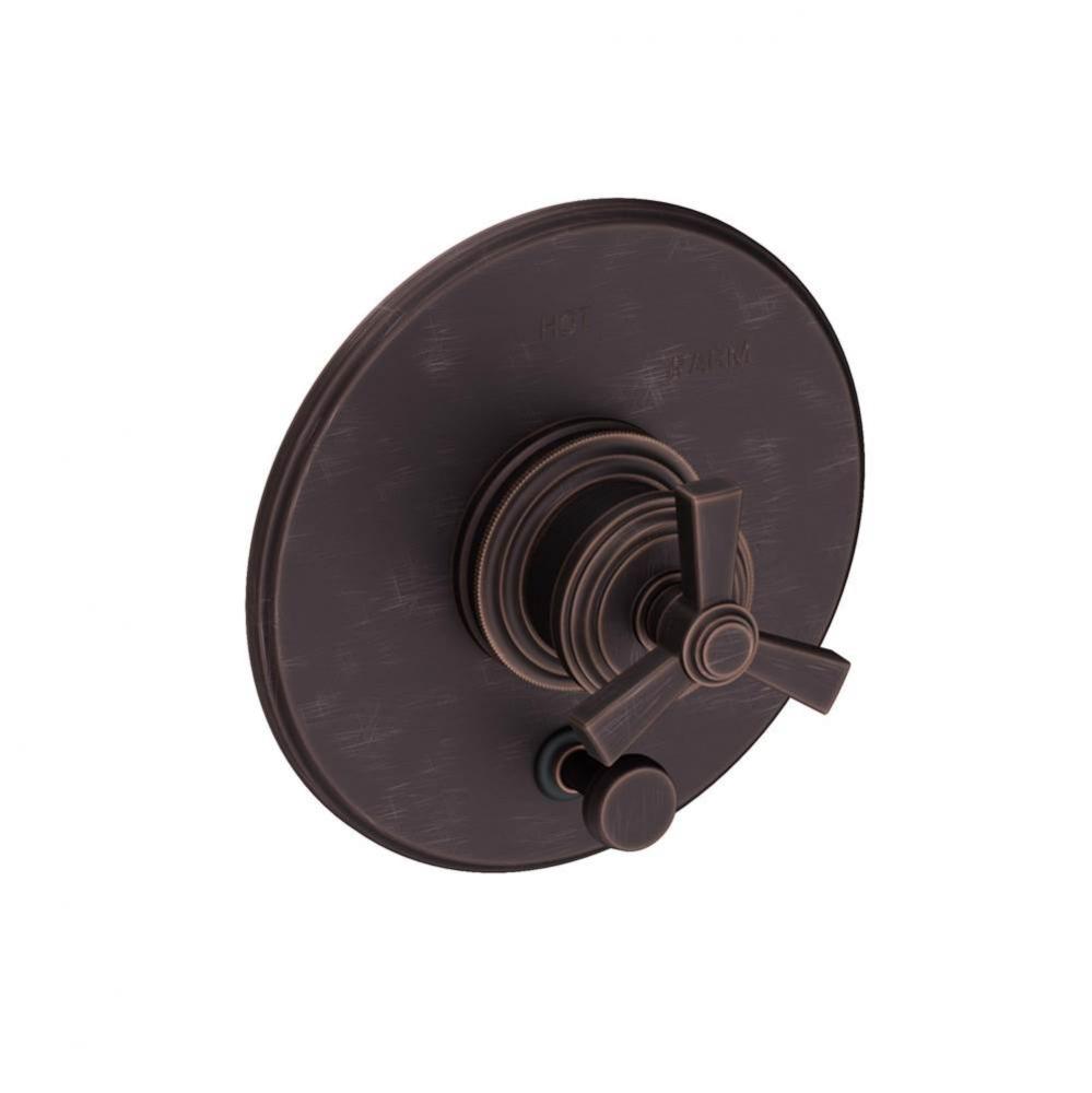 Miro Balanced Pressure Tub & Shower Diverter Plate with Handle