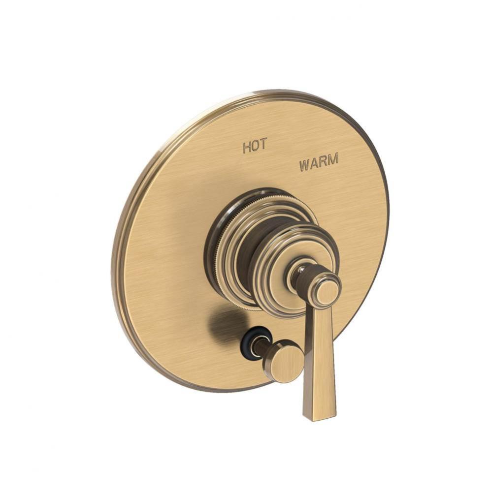 Miro Balanced Pressure Tub & Shower Diverter Plate with Handle