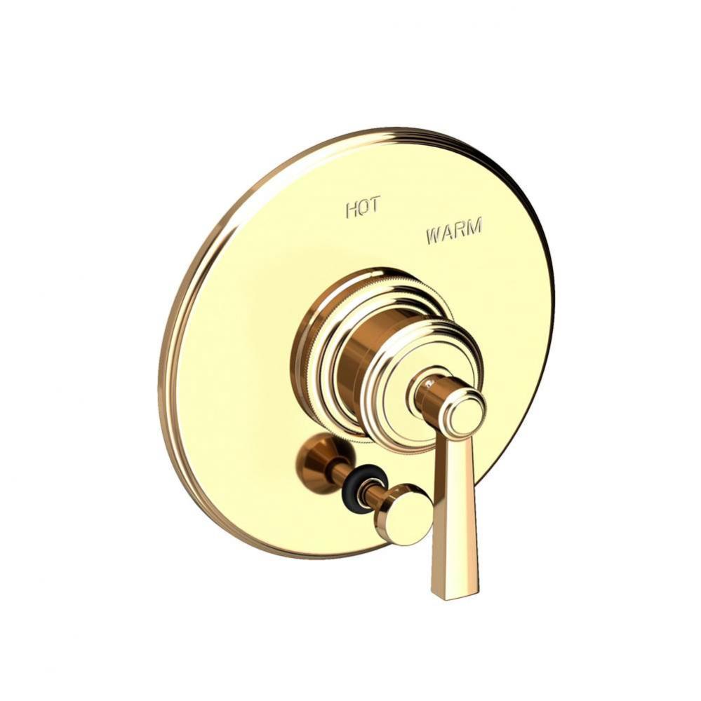Miro Balanced Pressure Tub & Shower Diverter Plate with Handle