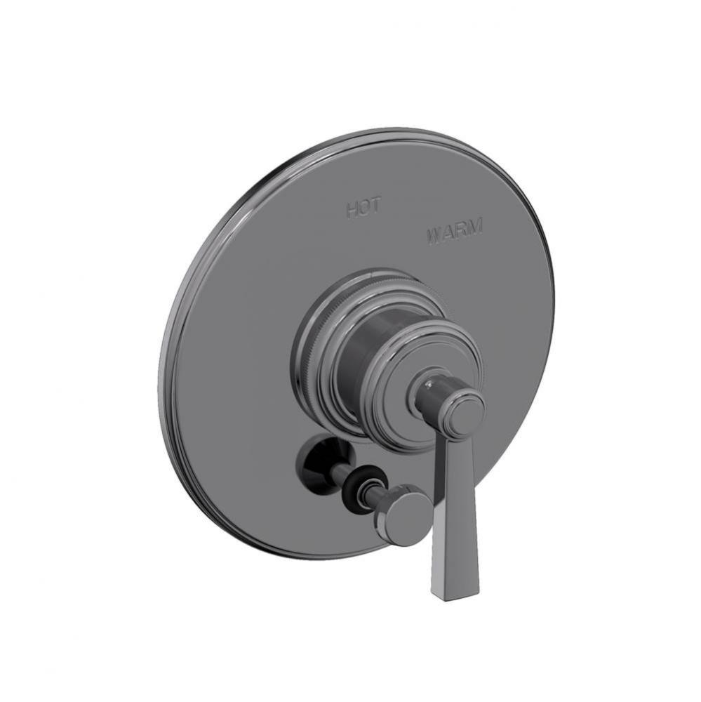 Miro Balanced Pressure Tub & Shower Diverter Plate with Handle