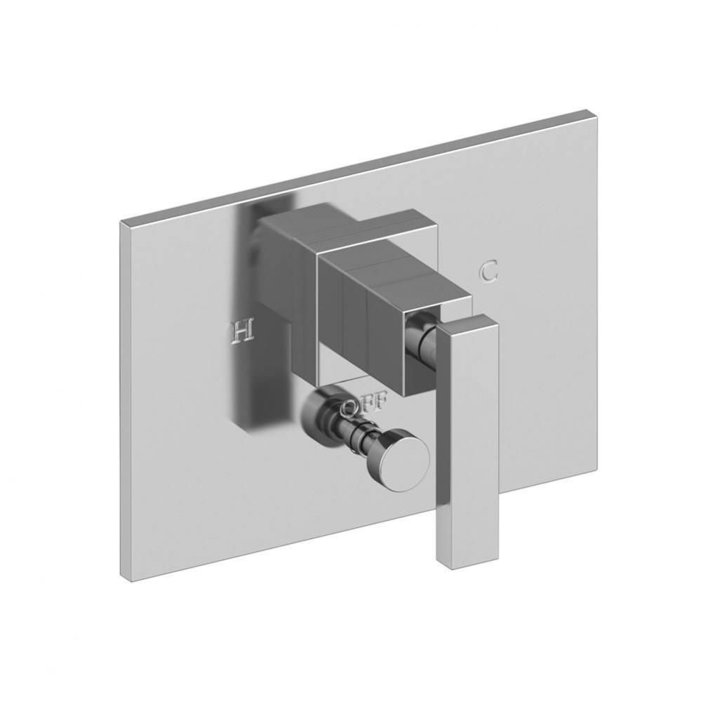 Secant Balanced Pressure Tub & Shower Diverter Plate with Handle