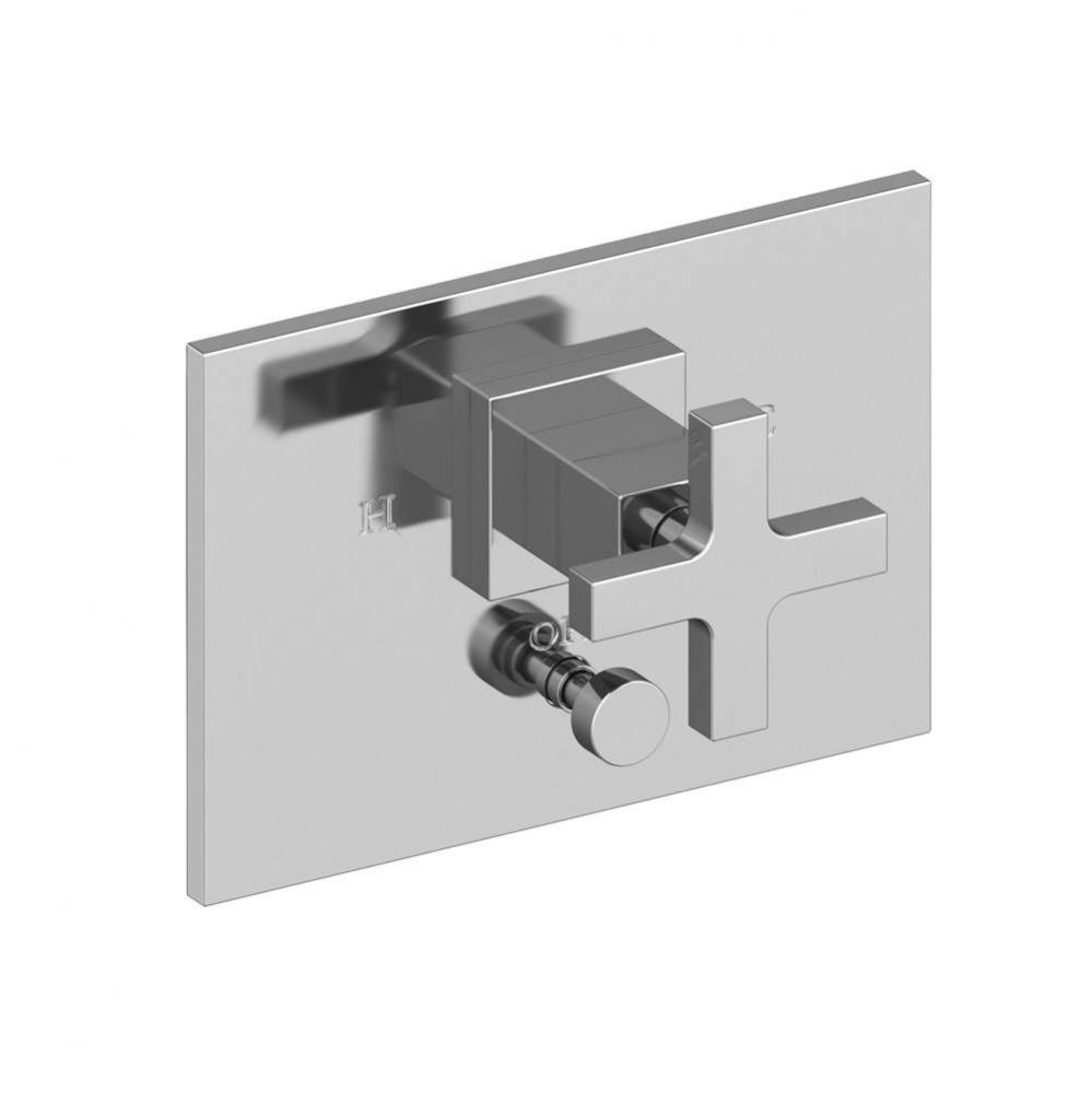 Secant Balanced Pressure Tub & Shower Diverter Plate with Handle