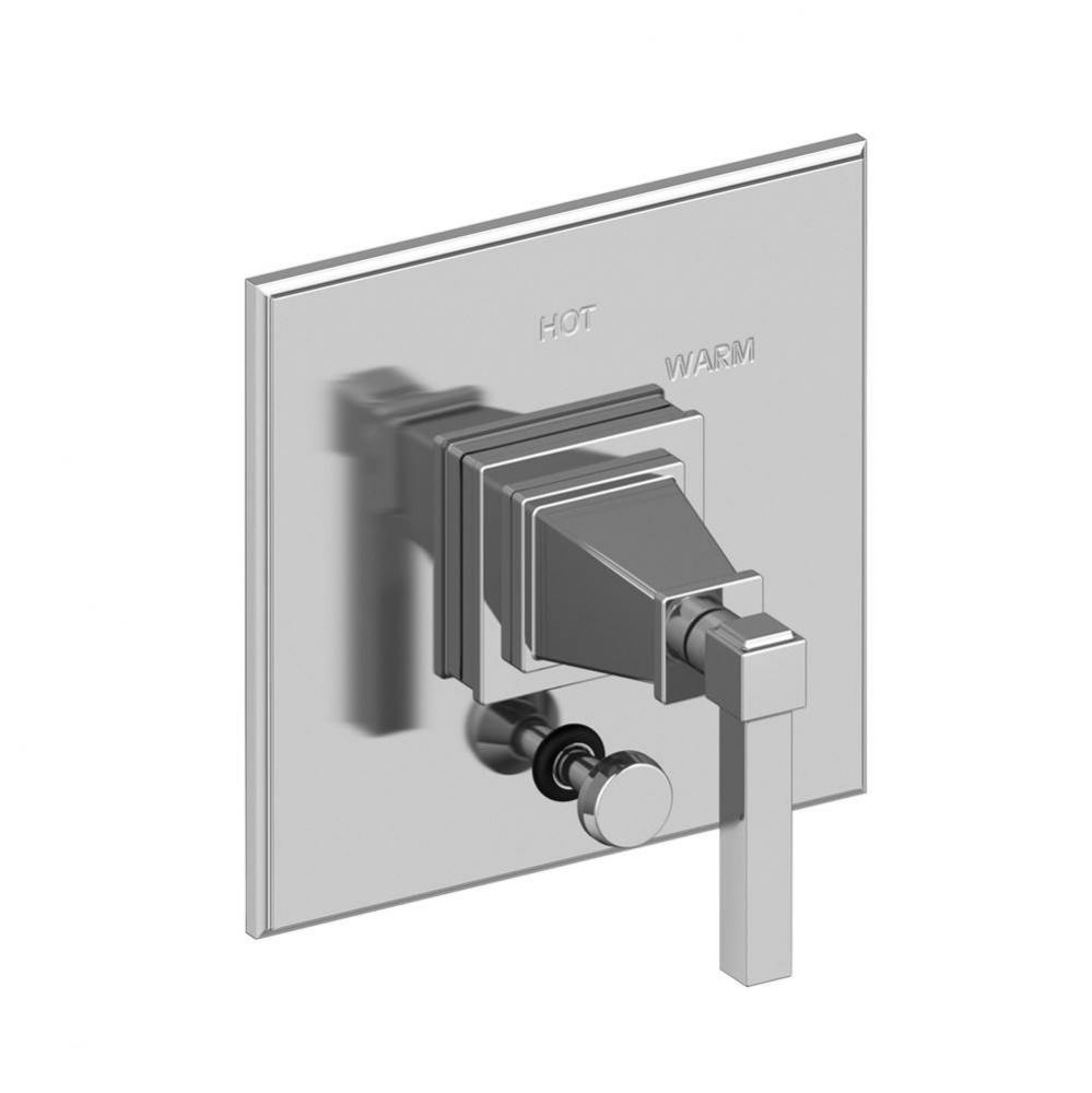 Malvina Balanced Pressure Tub & Shower Diverter Plate with Handle