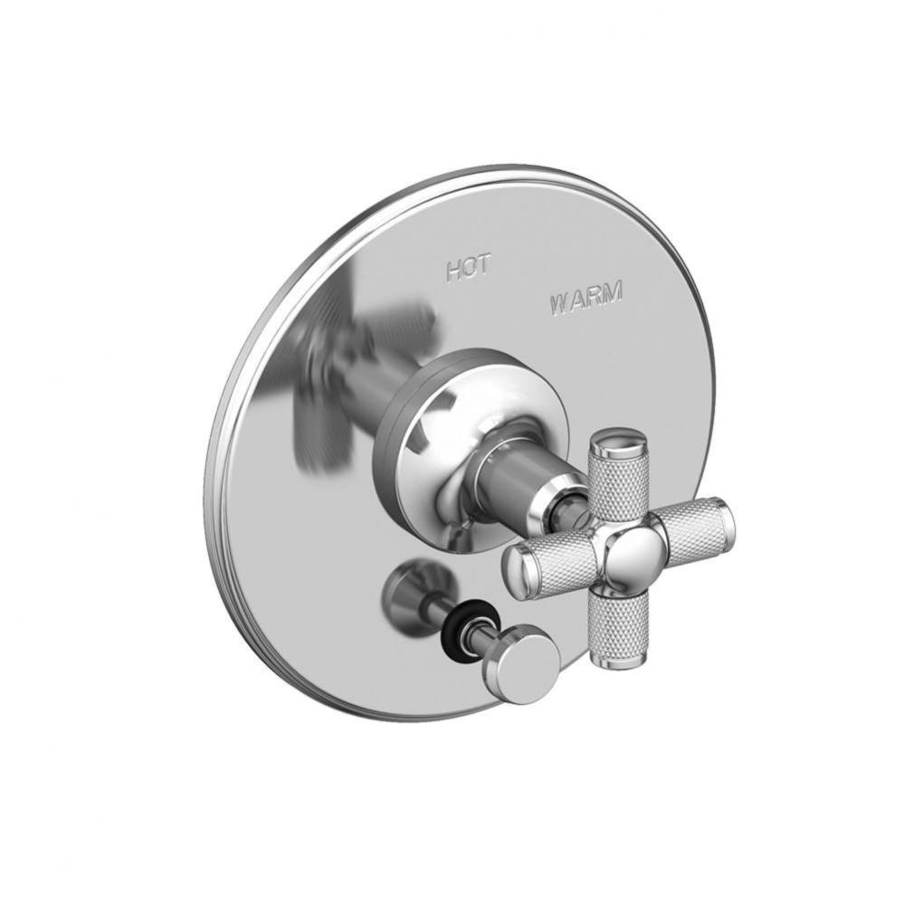 Clemens Balanced Pressure Tub & Shower Diverter Plate with Handle