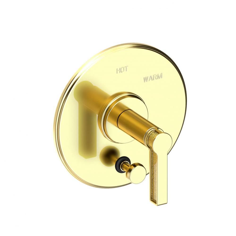 Balanced Pressure Tub And Shower Diverter Plate with Handle