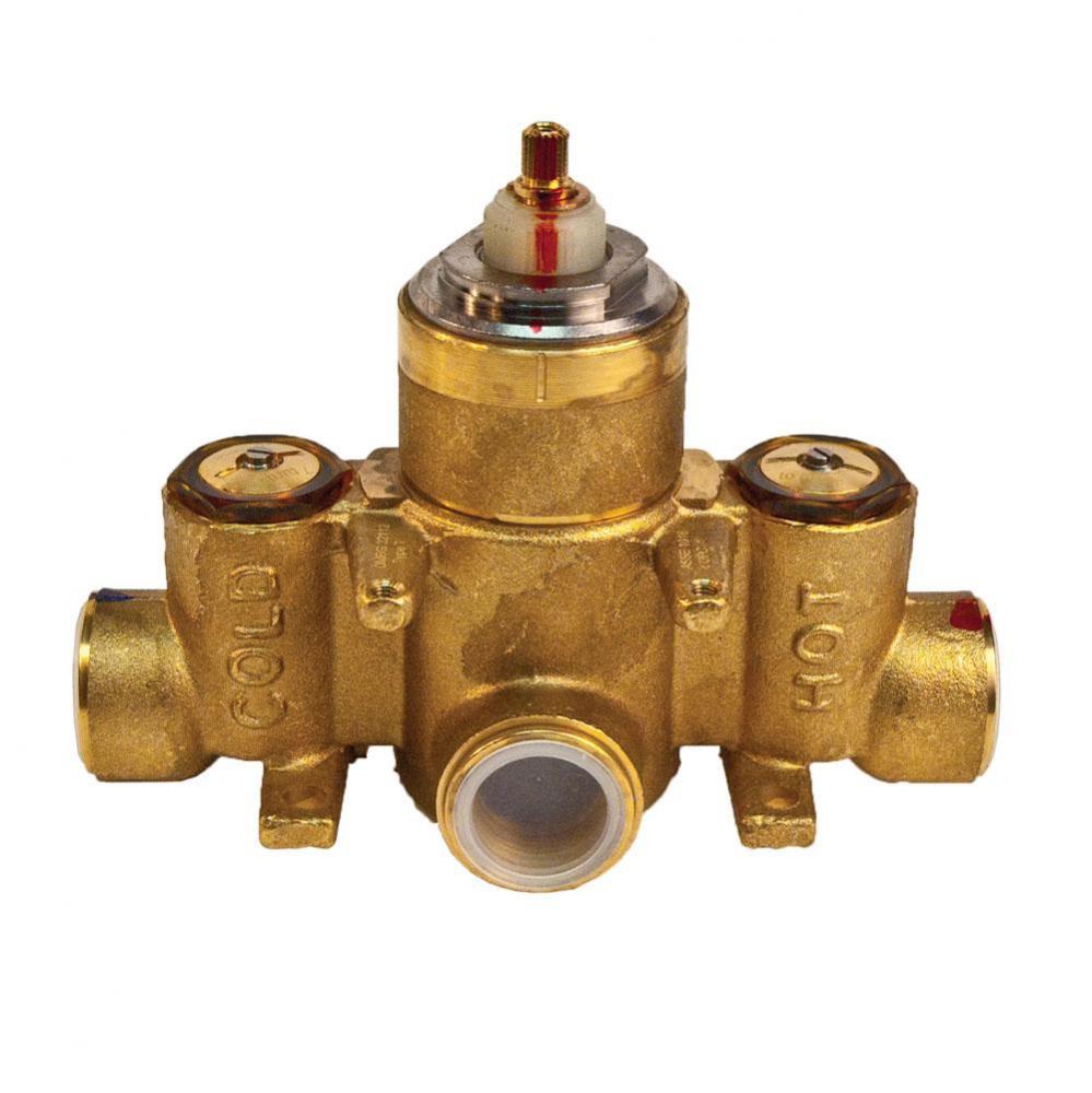 3/4'' Thermostatic Rough-in Valve. Temperature control only. Must use with separate stop