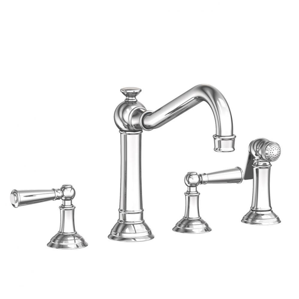 Jacobean Kitchen Faucet with Side Spray