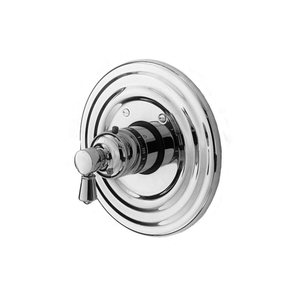 Metropole 3/4'' Round Thermostatic Trim Plate with Handle