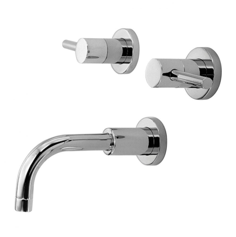 East Linear Wall Mount Tub Faucet