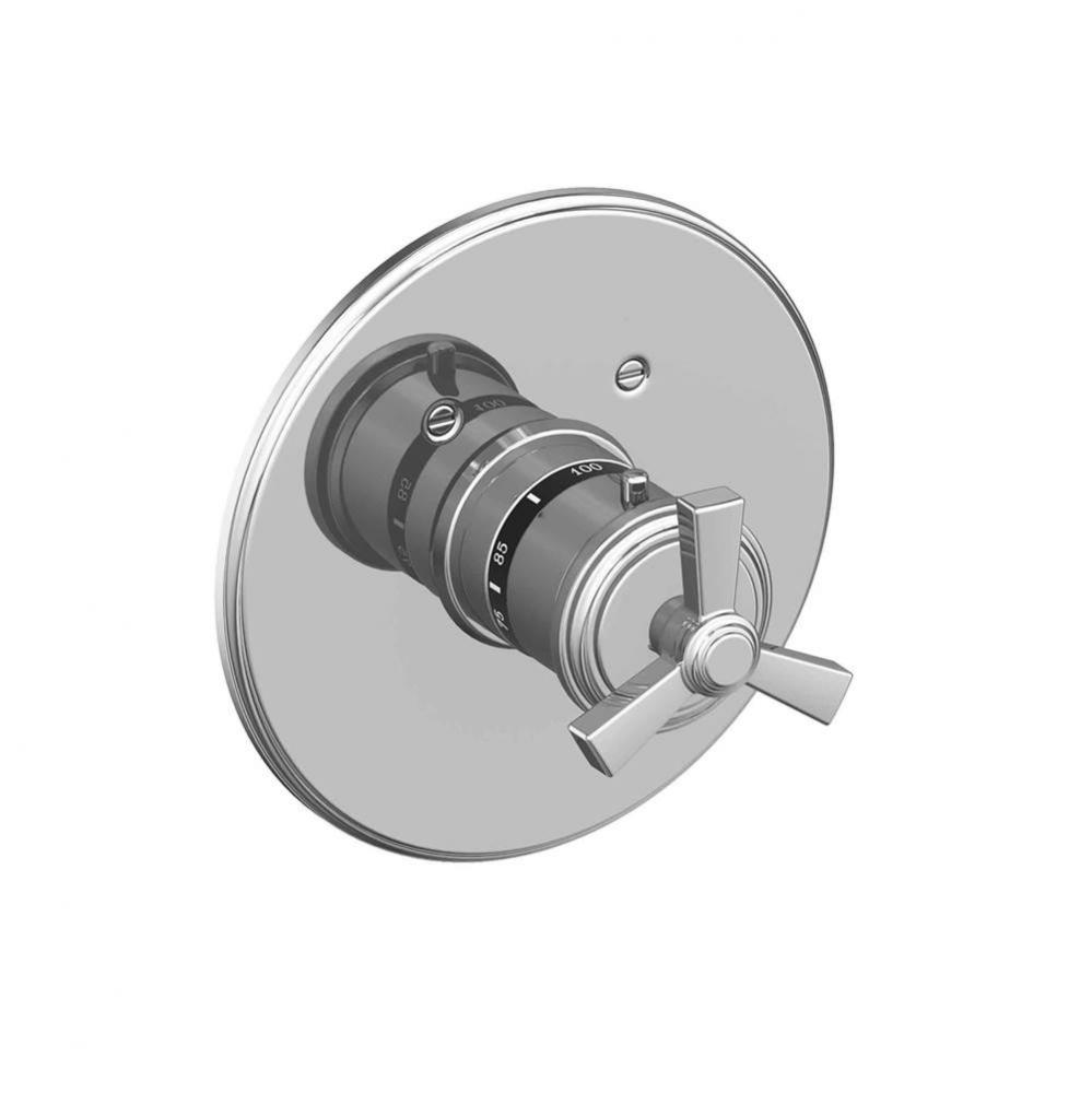 Miro 3/4'' Round Thermostatic Trim Plate with Handle
