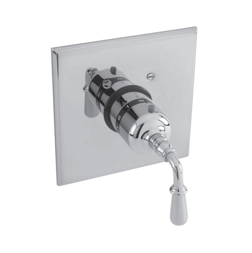 3/4'' Square Thermostatic Trim Plate With Handle