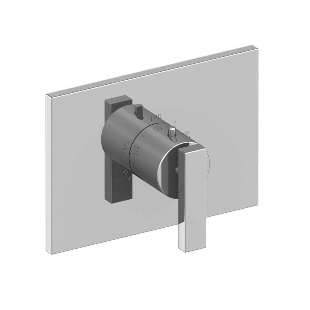 Secant 3/4'' Rectangular Thermostatic Trim Plate with Handle