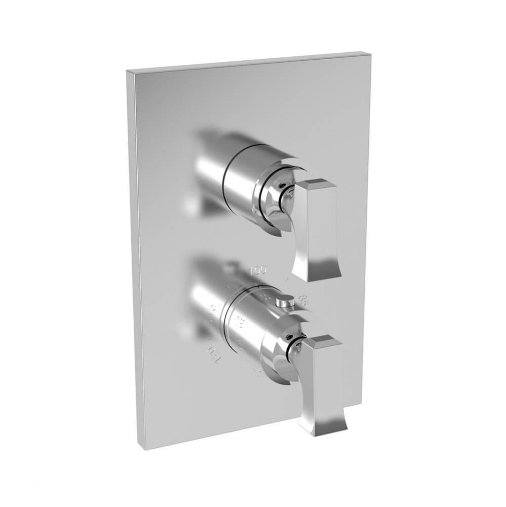 Joffrey 1/2'' Square Thermostatic Trim Plate with Handle