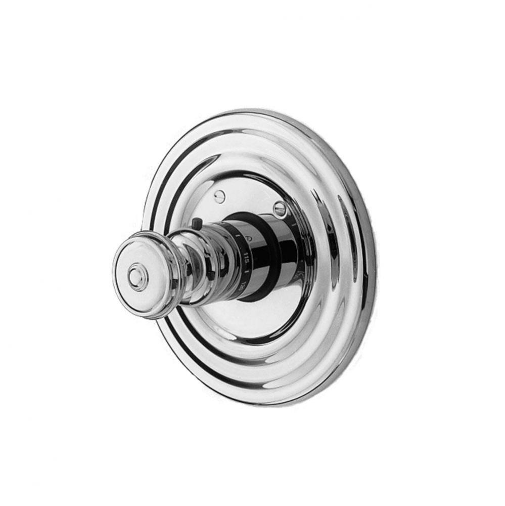 Annabella 3/4'' Round Thermostatic Trim Plate with Handle