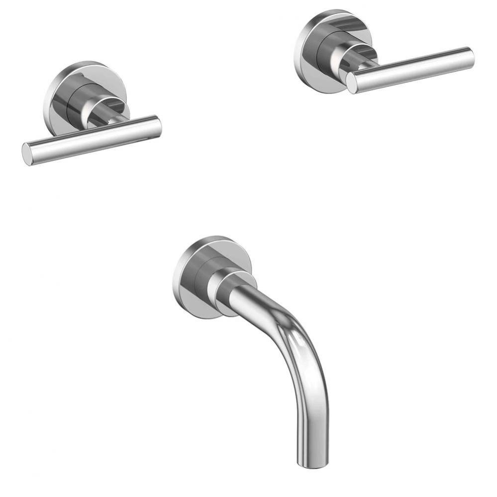 East Linear Wall Mount Tub Faucet