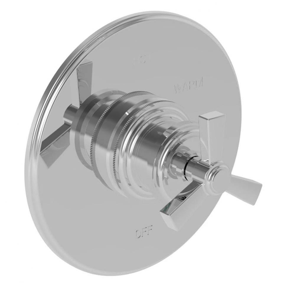 Miro Balanced Pressure Shower Trim Plate with Handle. Less showerhead, arm and flange.