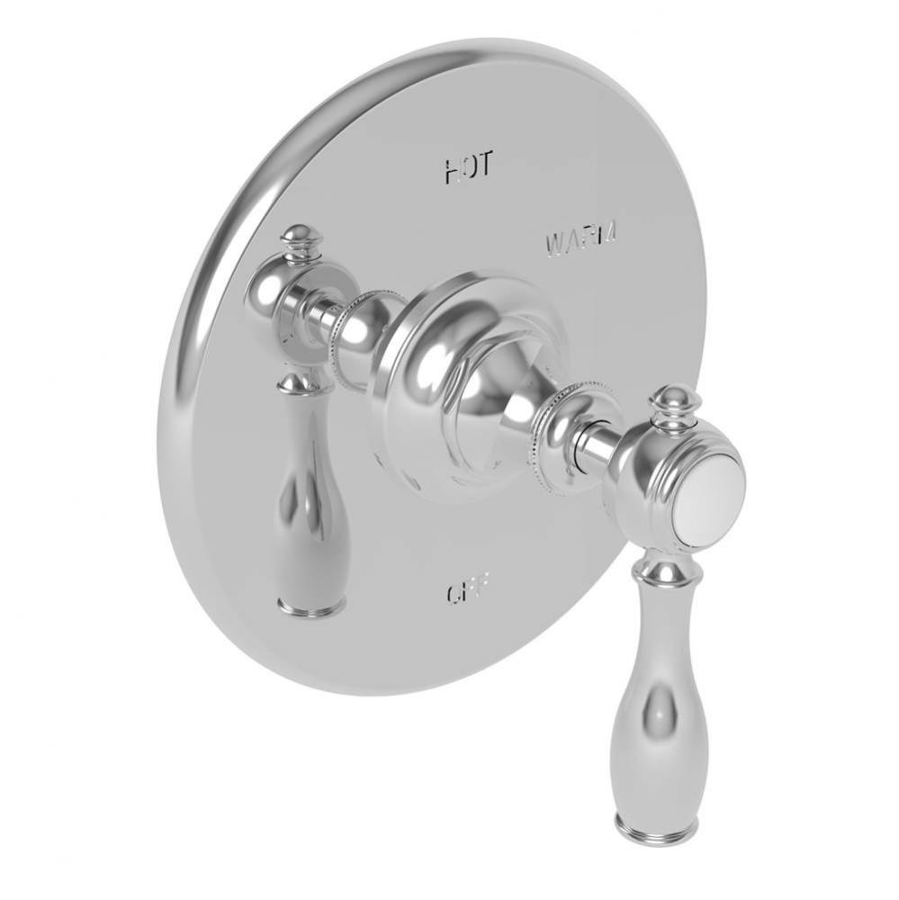 Victoria Balanced Pressure Shower Trim Plate with Handle. Less showerhead, arm and flange.