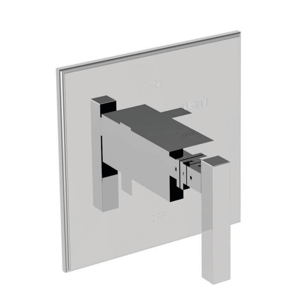Cube 2 Balanced Pressure Shower Trim Plate with Handle. Less showerhead, arm and flange.