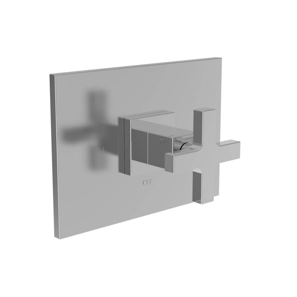Secant Balanced Pressure Shower Trim Plate with Handle. Less showerhead, arm and flange.
