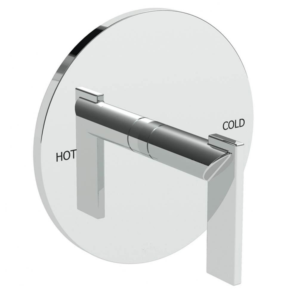 Keaton Balanced Pressure Shower Trim Plate with Handle. Less showerhead, arm and flange.