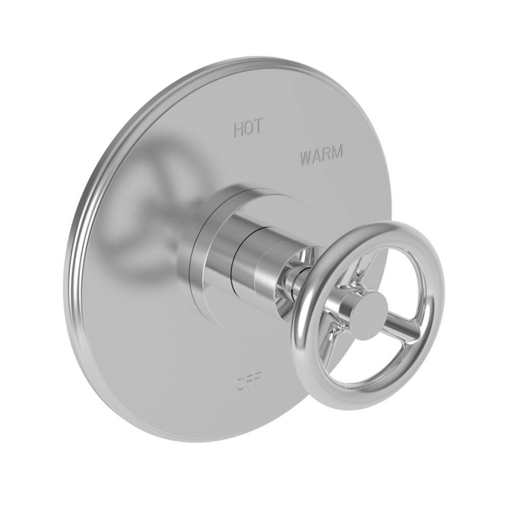 Slater Balanced Pressure Shower Trim Plate with Handle. Less showerhead, arm and flange.