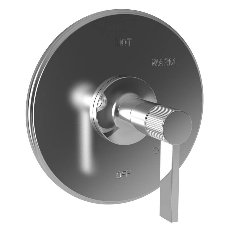 Pardees Balanced Pressure Shower Trim Plate with Handle. Less showerhead, arm and flange.