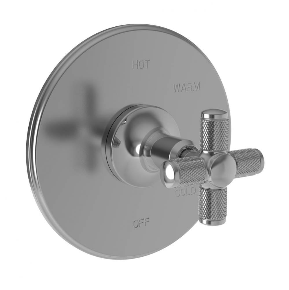Clemens Balanced Pressure Shower Trim Plate with Handle. Less showerhead, arm and flange.