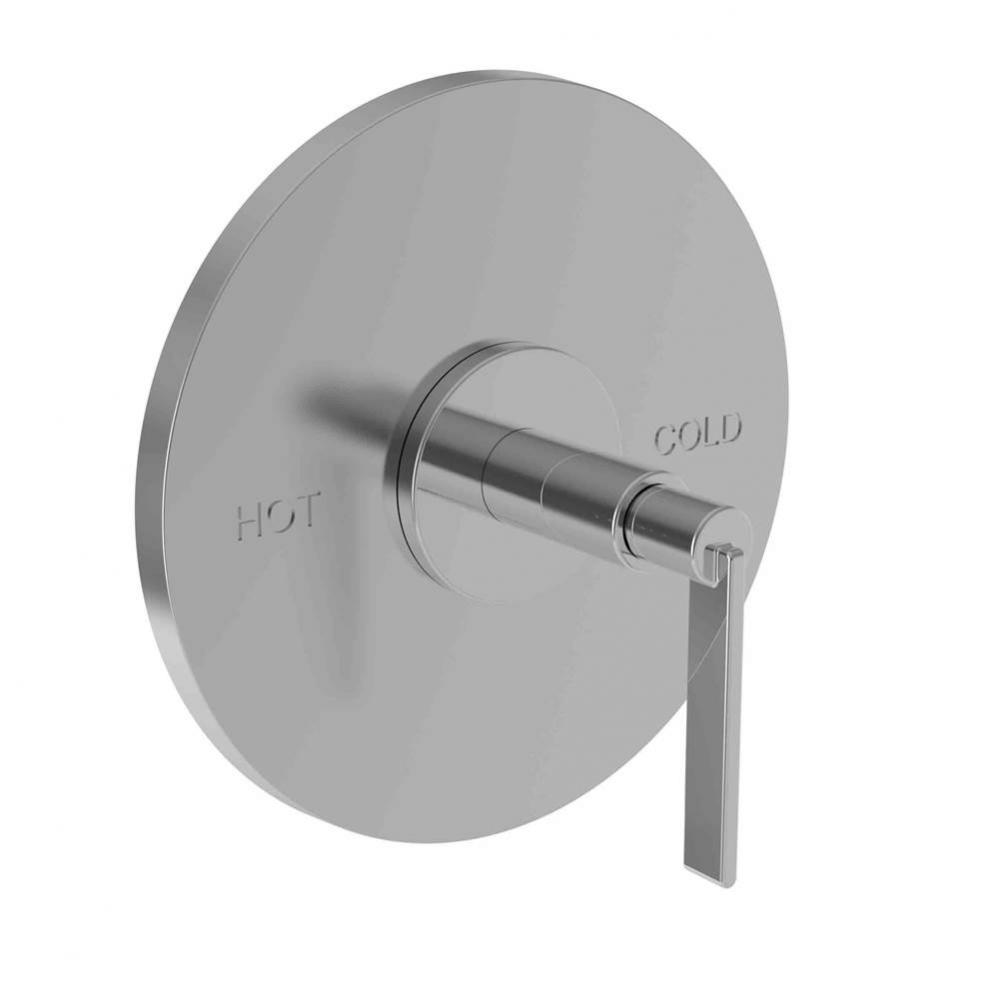 Tolmin Balanced Pressure Shower Trim Plate with Handle. Less showerhead, arm and flange.