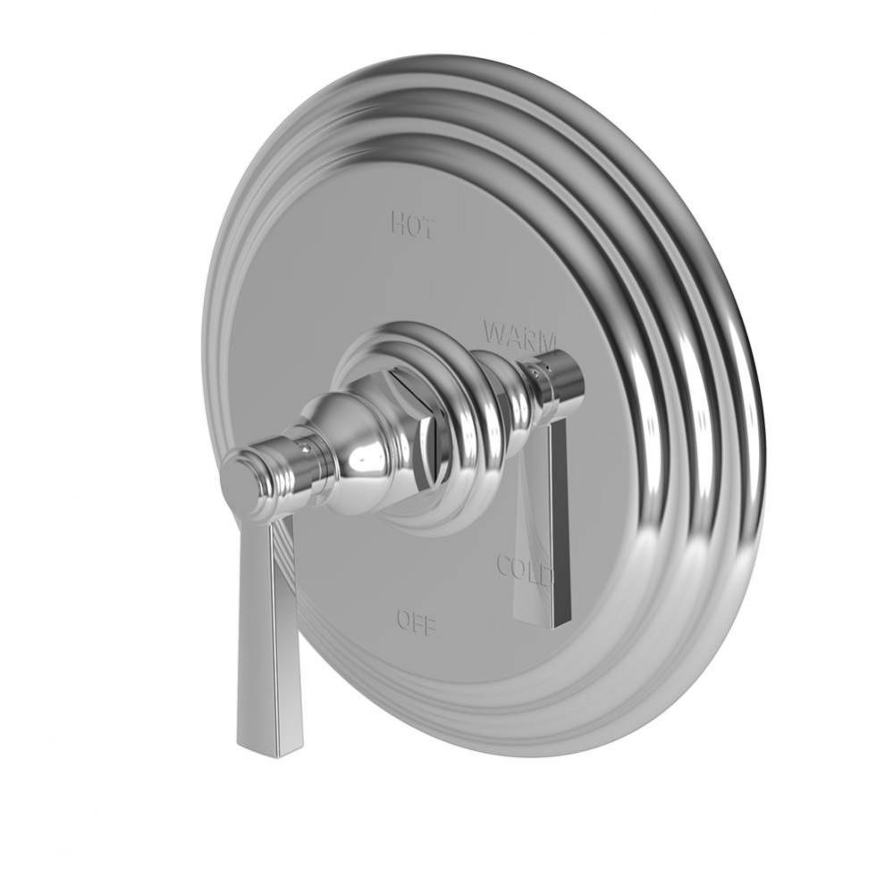 Astor Balanced Pressure Shower Trim Plate with Handle. Less showerhead, arm and flange.