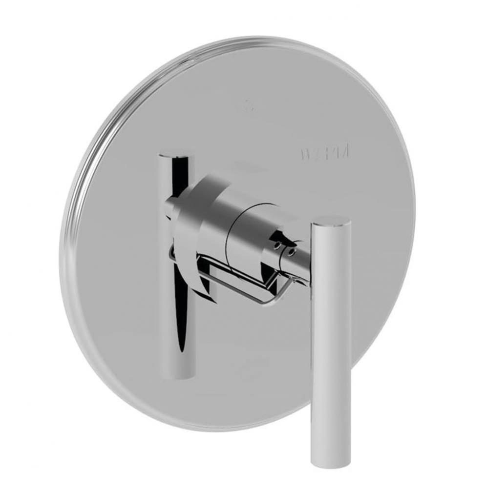 East Linear Balanced Pressure Shower Trim Plate with Handle. Less showerhead, arm and flange.