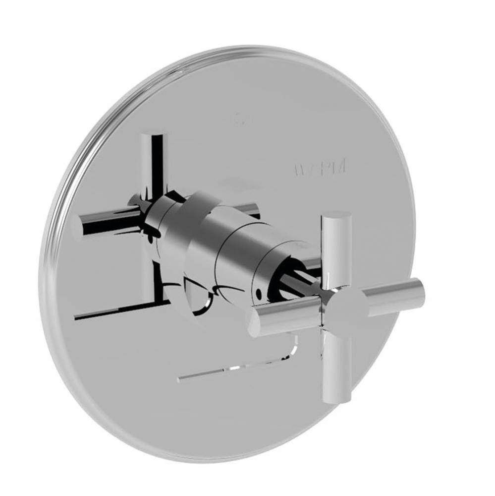 East Linear Balanced Pressure Shower Trim Plate with Handle. Less showerhead, arm and flange.