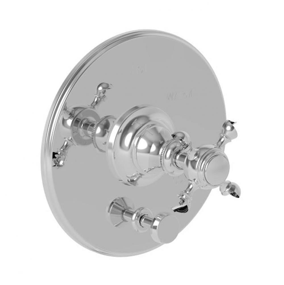 Victoria Balanced Pressure Tub & Shower Diverter Plate with Handle