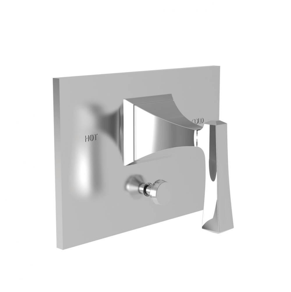 Joffrey Balanced Pressure Tub & Shower Diverter Plate with Handle