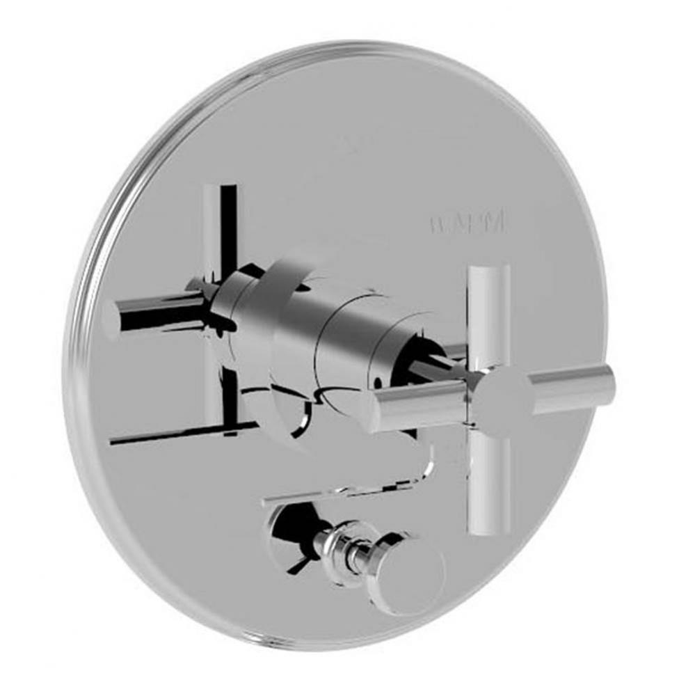 East Linear Balanced Pressure Tub & Shower Diverter Plate with Handle