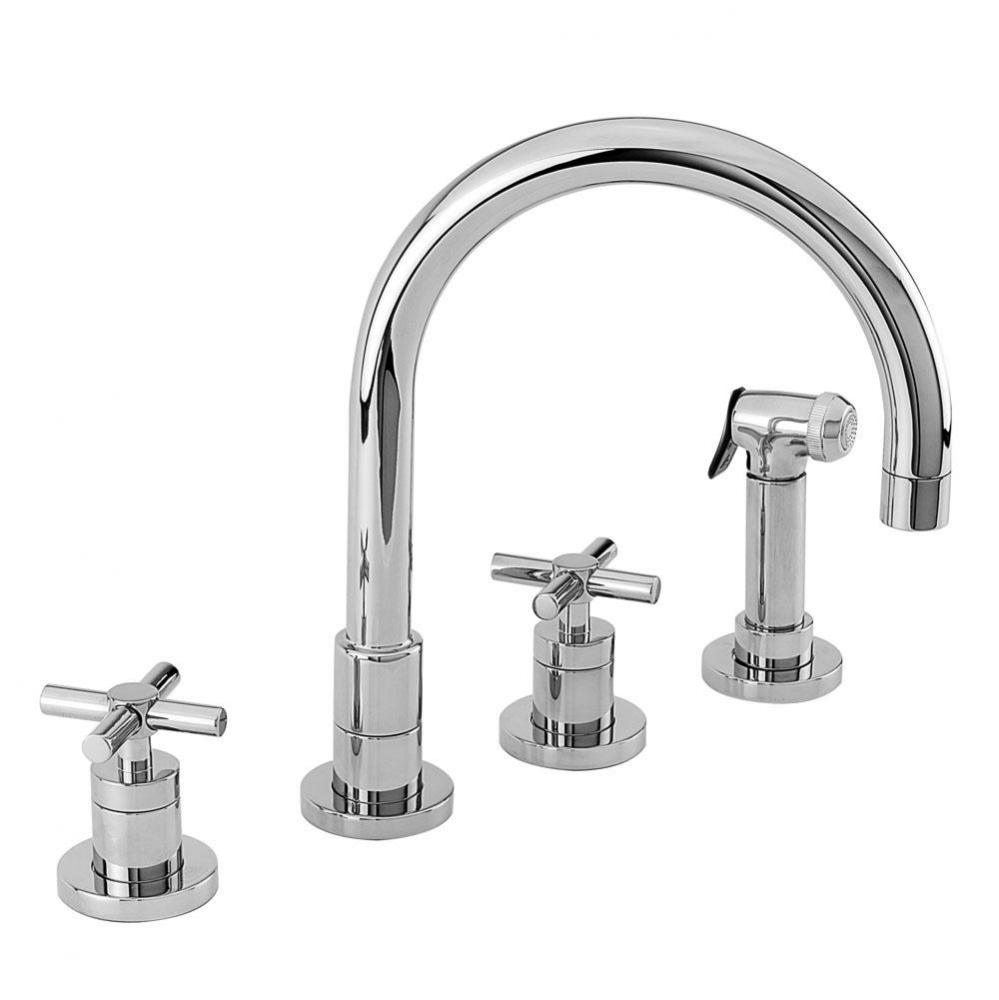 East Linear Kitchen Faucet with Side Spray